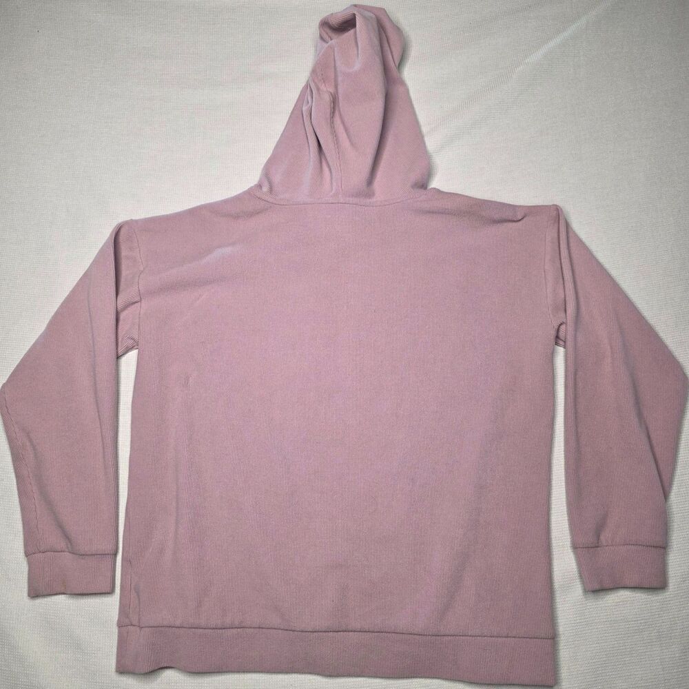 Marc New York Women’s Hooded Mauve Sweater M Kangaroo Pocket LS - Picture 2 of 13